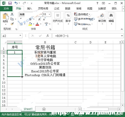 Excel2013е̖׃ôO